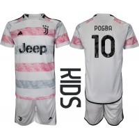Juventus Paul Pogba #10 Replica Away Minikit 2023-24 Short Sleeve (+ pants)